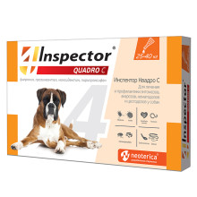Инспектор  для собак Квадро 25-40кг, 1 пипетка